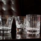 Baccarat Crystal Harmonie Double Shot Glass Tumblers, Pair